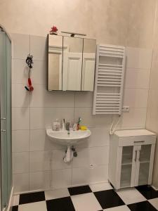 a bathroom with a sink and a mirror at TDC31, boo in Prague