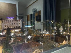 Almennt útsýni yfir borgina Dalat eða útsýni yfir borgina eins og það er á hótelinu