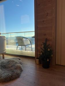 Balkón nebo terasa v ubytování Rindabotten Panorama