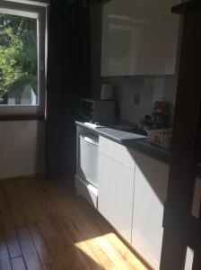 Kuchyňa alebo kuchynka v ubytovaní mika rooms - 22 Korotynskiego Street + 11 fotografií