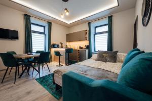 TV a/nebo společenská místnost v ubytování Gerab Resort