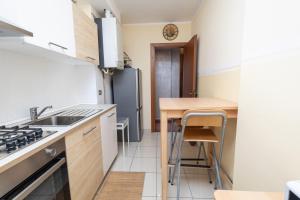 Kuchyň nebo kuchyňský kout v ubytování Apartment Forum IV