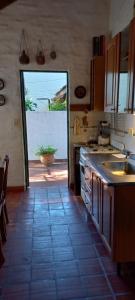 Η κουζίνα ή μικρή κουζίνα στο Casa Piracua