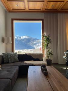 Istumisnurk majutusasutuses Ferienwohnung Lenzerheide - Lain