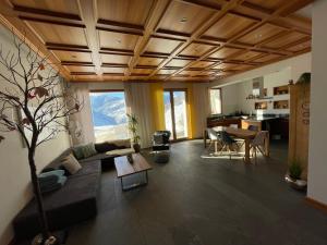 Kuhinja oz. manjša kuhinja v nastanitvi Ferienwohnung Lenzerheide - Lain
