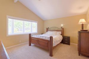 a bedroom with a bed and a window at Gorgeous! Nicest Part of San Jose, Almaden in San Jose