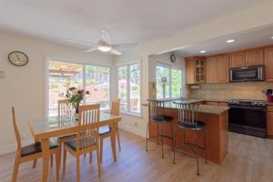 a kitchen with a table and chairs and a dining room at Gorgeous! Nicest Part of San Jose, Almaden in San Jose