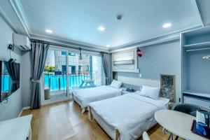 TV a/nebo společenská místnost v ubytování Mulddeule Shimpang Resort