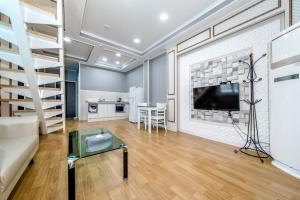 TV a/nebo společenská místnost v ubytování Mulddeule Shimpang Resort