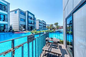 Bazén v ubytování Mulddeule Shimpang Resort nebo v jeho okolí