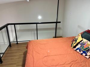 เตียงในห้องที่ Depto en Azul +3 ภาพ