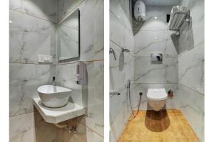 Koupelna v ubytování Hotel Archith