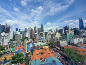 a view of a city with tall buildings at Stay429 at Bukit Bintang 4bedroom 15pax By Shine Stay in Kuala Lumpur