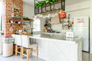 Cucina o angolo cottura di Wilderness1138 Hualien B&B