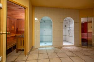 Koupelna v ubytování Hotel Landskron