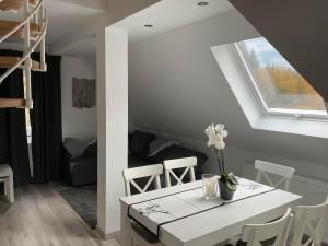 Χώρος καθιστικού στο Ferienwohnung Schwarzwald Tannenzäpfle