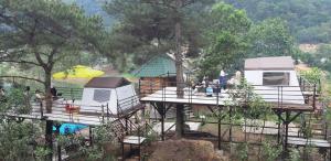 Příroda nedaleko luxury tent