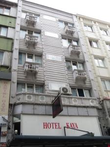 a hotel karma on the side of a building at kaya hotel in Istanbul