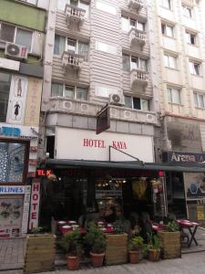 a hotel in front of a tall building at kaya hotel in Istanbul