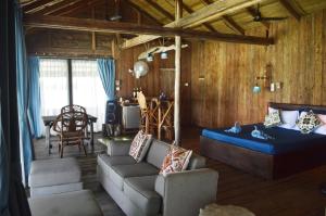 Posezení v ubytování Salacia's Suite
