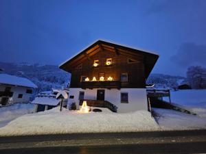 Ferienwohnung Neuheim during the winter