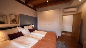 Ένα ή περισσότερα κρεβάτια σε δωμάτιο στο Hotel Johannishof