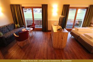 Letto o letti in una camera di Ferienhotel Fuchs