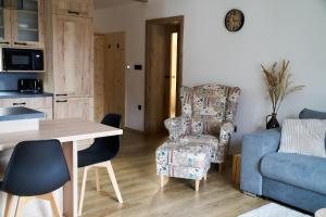 Kuchyň nebo kuchyňský kout v ubytování Resort Bobrovník