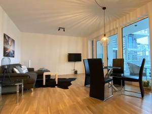 Et tv og/eller underholdning på Bootshaus Am Neuen Hafen + 19 billeder