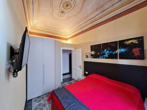 TV a/nebo společenská místnost v ubytování B&B Residenza d'epoca "La nostra casa tra le torri"