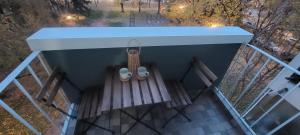 Balkón nebo terasa v ubytování Azulejo Apartment