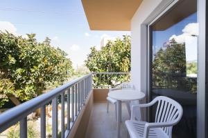 Balkón nebo terasa v ubytování Apartamentos Zodiac
