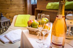 Nápoje v ubytovaní Apartmán-Hotel Jítravský Dvorec