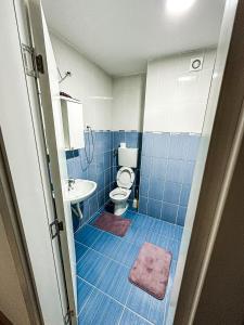 bagno con servizi igienici e lavandino di StannadanObrenovac a Obrenovac