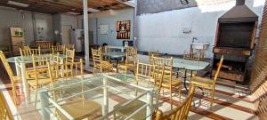 Χώρος καθιστικού στο Hotel Flamingo