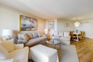 Χώρος καθιστικού στο Seaview Suite