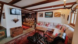 Posezení v ubytování Haus Tiefbach - Apartment Cervino