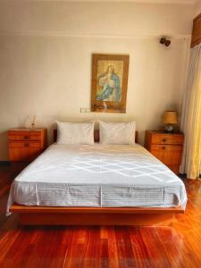 Postel nebo postele na pokoji v ubytování Home House Rethymno