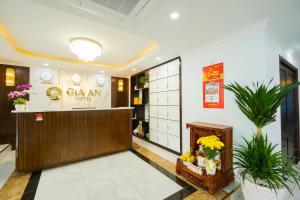 Vstupní hala nebo recepce v ubytování Gia An Hotel + 19 fotografií