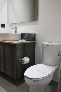 Koupelna v ubytování HUNICO HOTEL