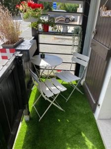 Balkón nebo terasa v ubytování Géné Fiz, Location Passy