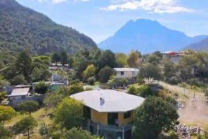 Laguna de Sánchez的住宿－LA CASA DE JOSÉ Excelente en Laguna de Sanchez，山房的空中景观