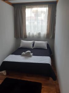 Glamping en villa客房内的一张或多张床位