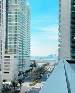 a view of a city with tall buildings at YOUR STAY APARTMENTS in Dubai