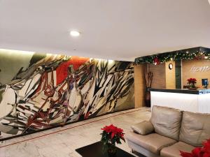 Un lugar para sentarse en Hotel Plaza Morelos