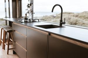 a kitchen with a sink and a window at EyreWay in Tulka +48 photos