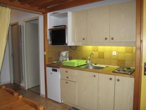 a kitchen with a sink and a counter top at Appartement Villard-de-Lans, 2 pièces, 6 personnes - FR-1-515-29 in Villard-de-Lans