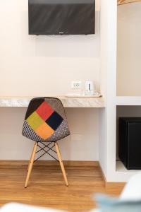 TV a/nebo společenská místnost v ubytování Top Floor Colosseo Guesthouse