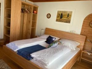 Posteľ alebo postele v izbe v ubytovaní Haus Brugger
