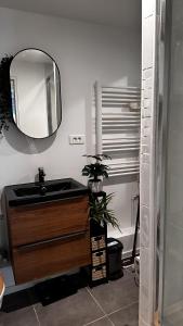 Kylpyhuone majoituspaikassa Loft Rezé